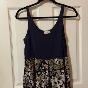 Loft floral maxi dress